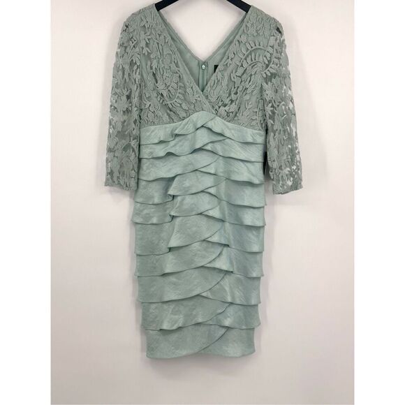 Adrianna Papell NWT size 8 mint formal midi dress - Picture 5 of 16